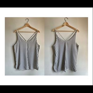 Navy striped camisole sized medium from Topshop